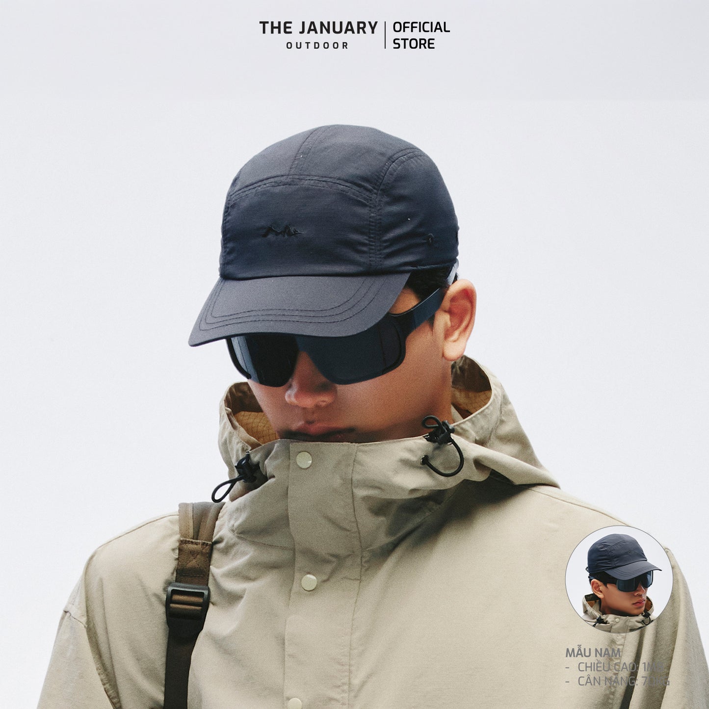TJO Ripstop 5-Panel Logo Cap - Model