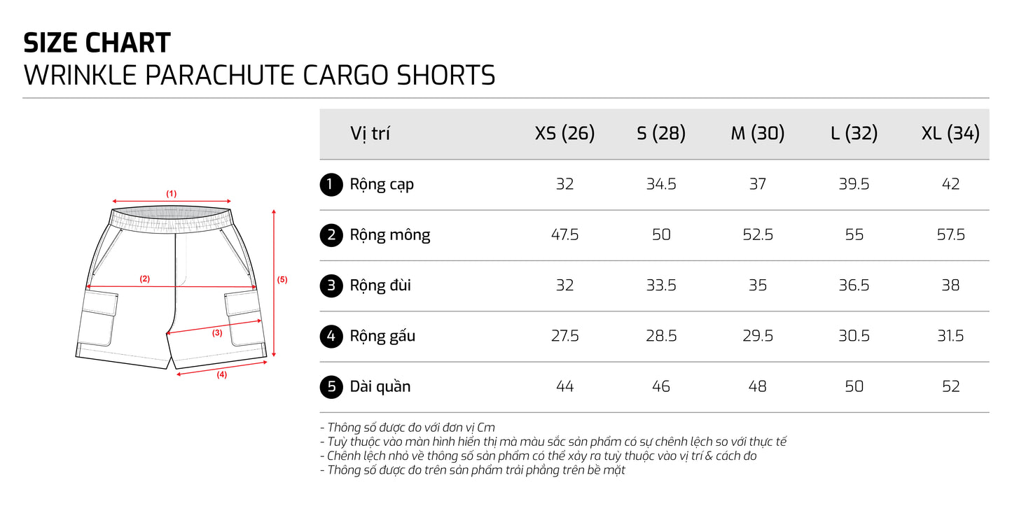 Size chart - TJO5SS2