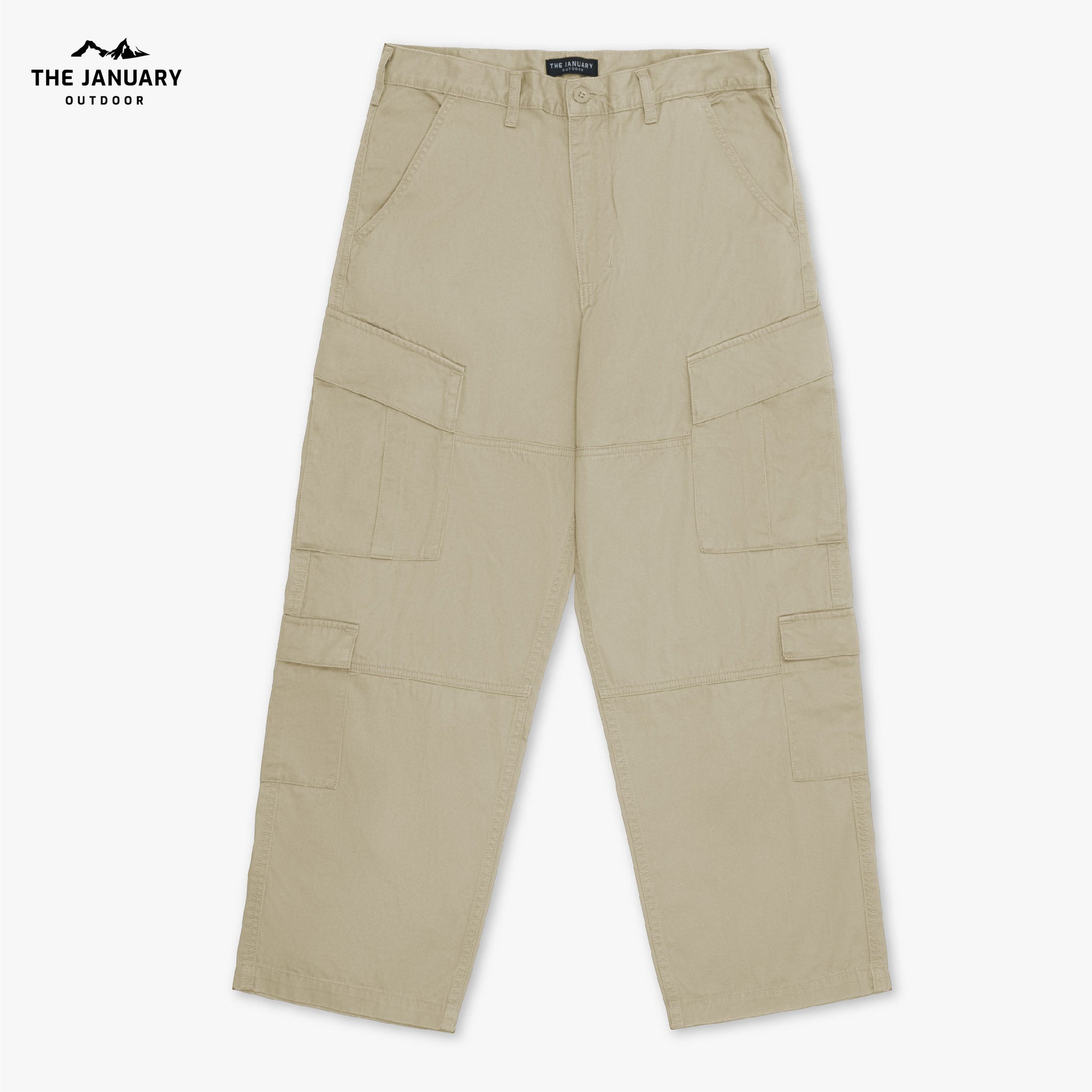 TJO 8 Pockets Cargo Pant - Beige
