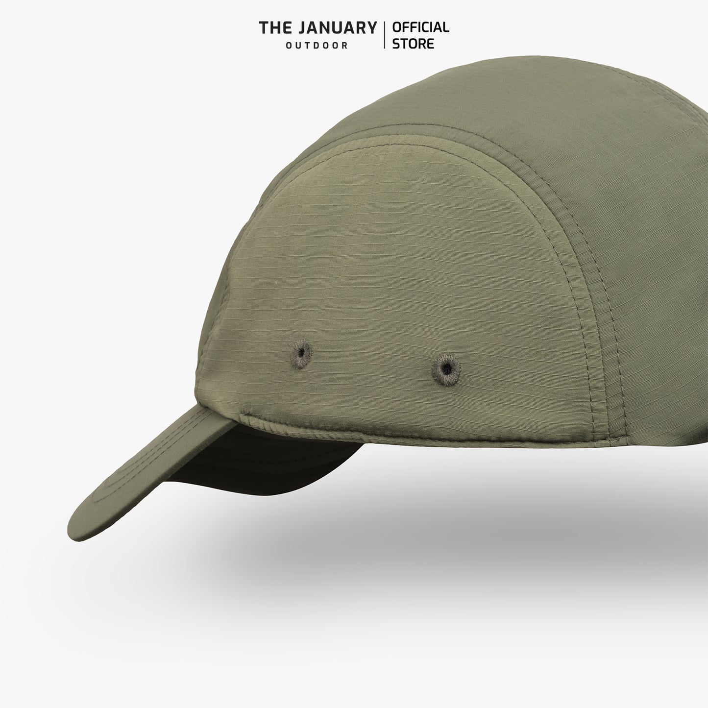 TJO Ripstop 5-Panel Logo Cap - Detail