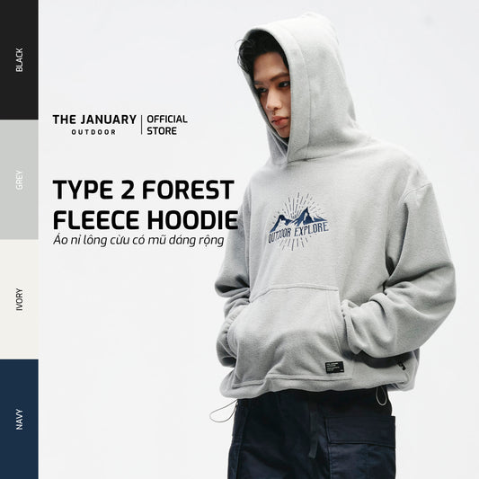 TJO Type 2 Forest Fleece Hoodie
