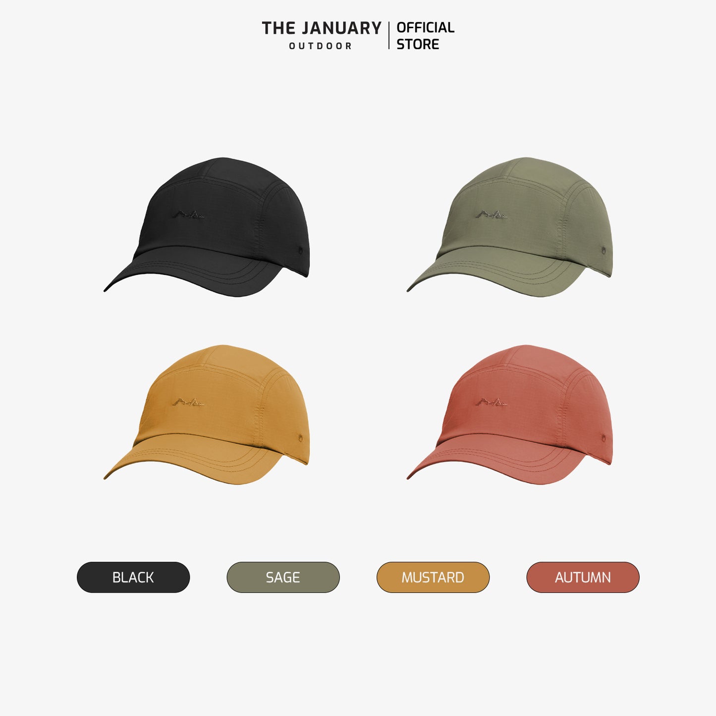 TJO Ripstop 5-Panel Logo Cap - Colors