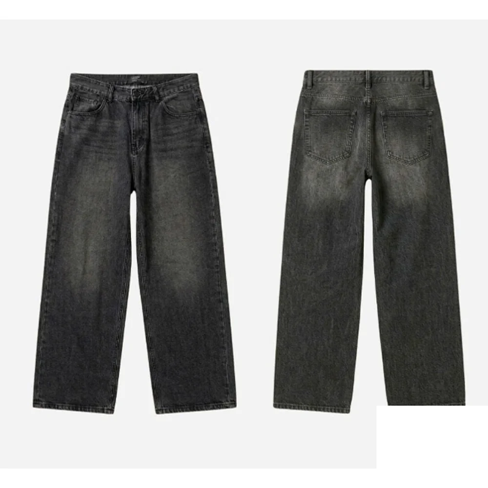 TJO Stone Washed Widefit Jeans — jeans & denim at The Gate TJO